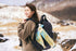 CHAORAS Sports Tenugui / Khaki & Light blue
